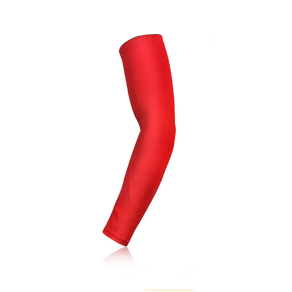 NOFOXO 1PCS Cooling UV Sun Protection Breathable Arm Sleeves Forearm Covers Anti-Slip Running Cycling Basketball Football