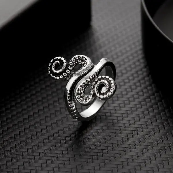 Frog  Toad Animal Rings for Women men Artistic Design Retro Opening Resizable Unisex Female Statement Rings Silver Color Gift