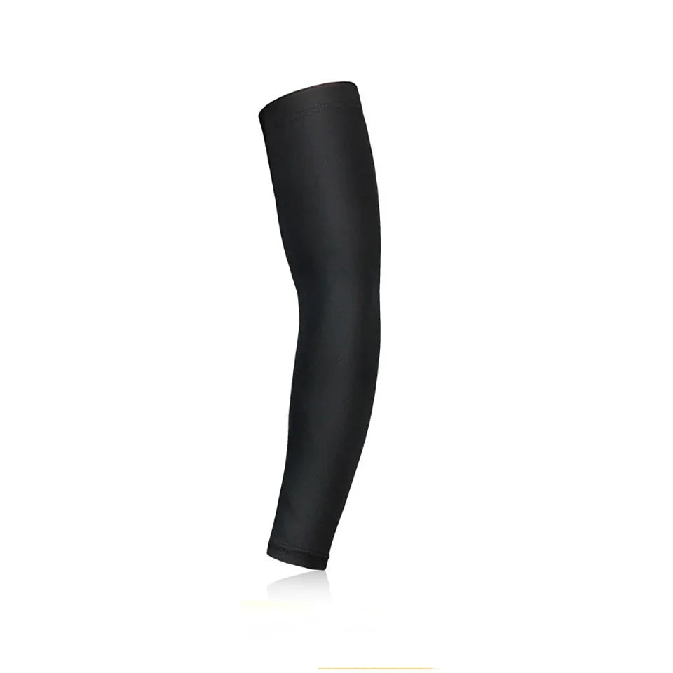 NOFOXO 1PCS Cooling UV Sun Protection Breathable Arm Sleeves Forearm Covers Anti-Slip Running Cycling Basketball Football
