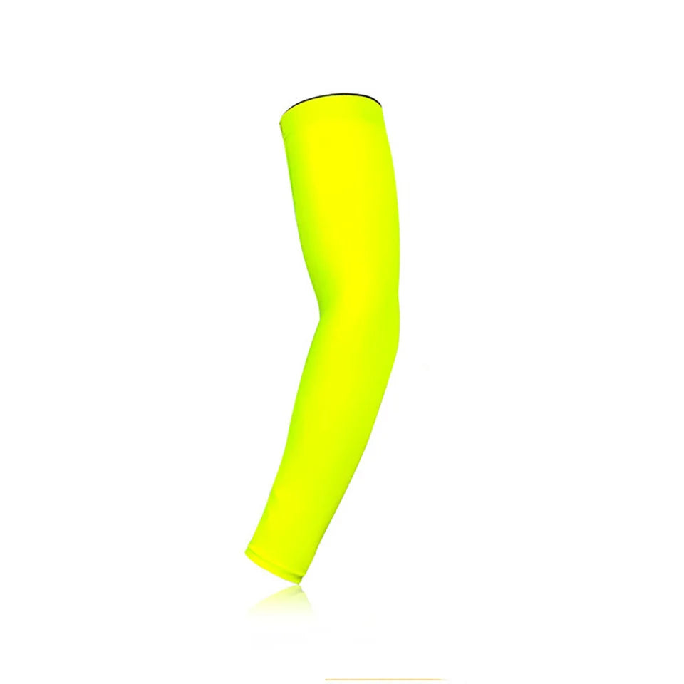 NOFOXO 1PCS Cooling UV Sun Protection Breathable Arm Sleeves Forearm Covers Anti-Slip Running Cycling Basketball Football