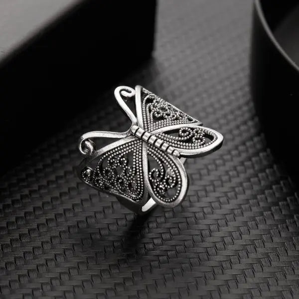 Frog  Toad Animal Rings for Women men Artistic Design Retro Opening Resizable Unisex Female Statement Rings Silver Color Gift